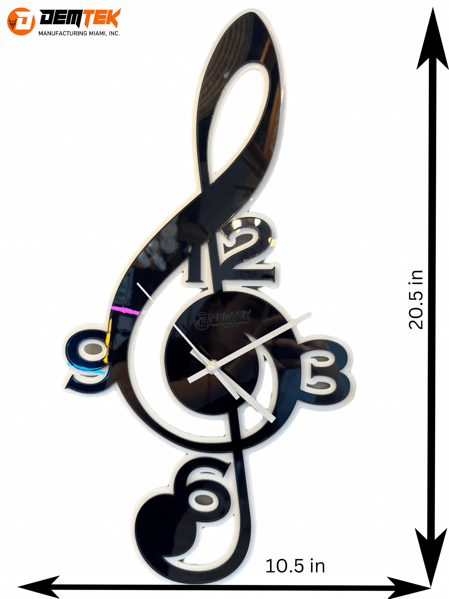 DEMTEK "Musical Note" Clock