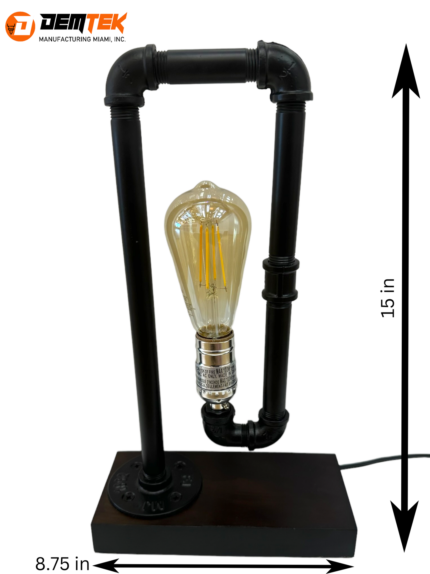 DEMTEK "The Edison" Table Lamp