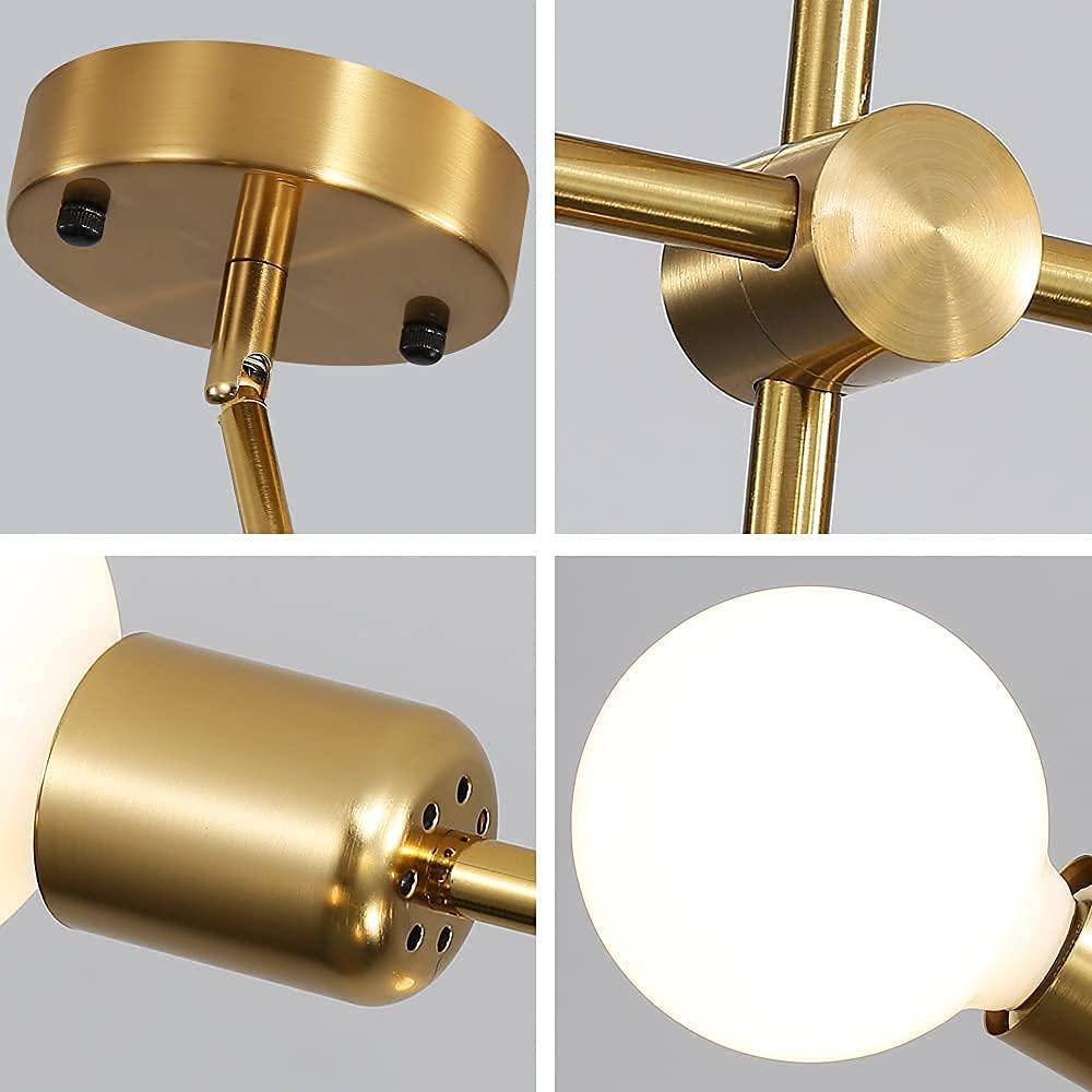 Gold Sputnik Ceiling Light