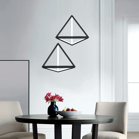 Modern Black Triangle Pendant Light