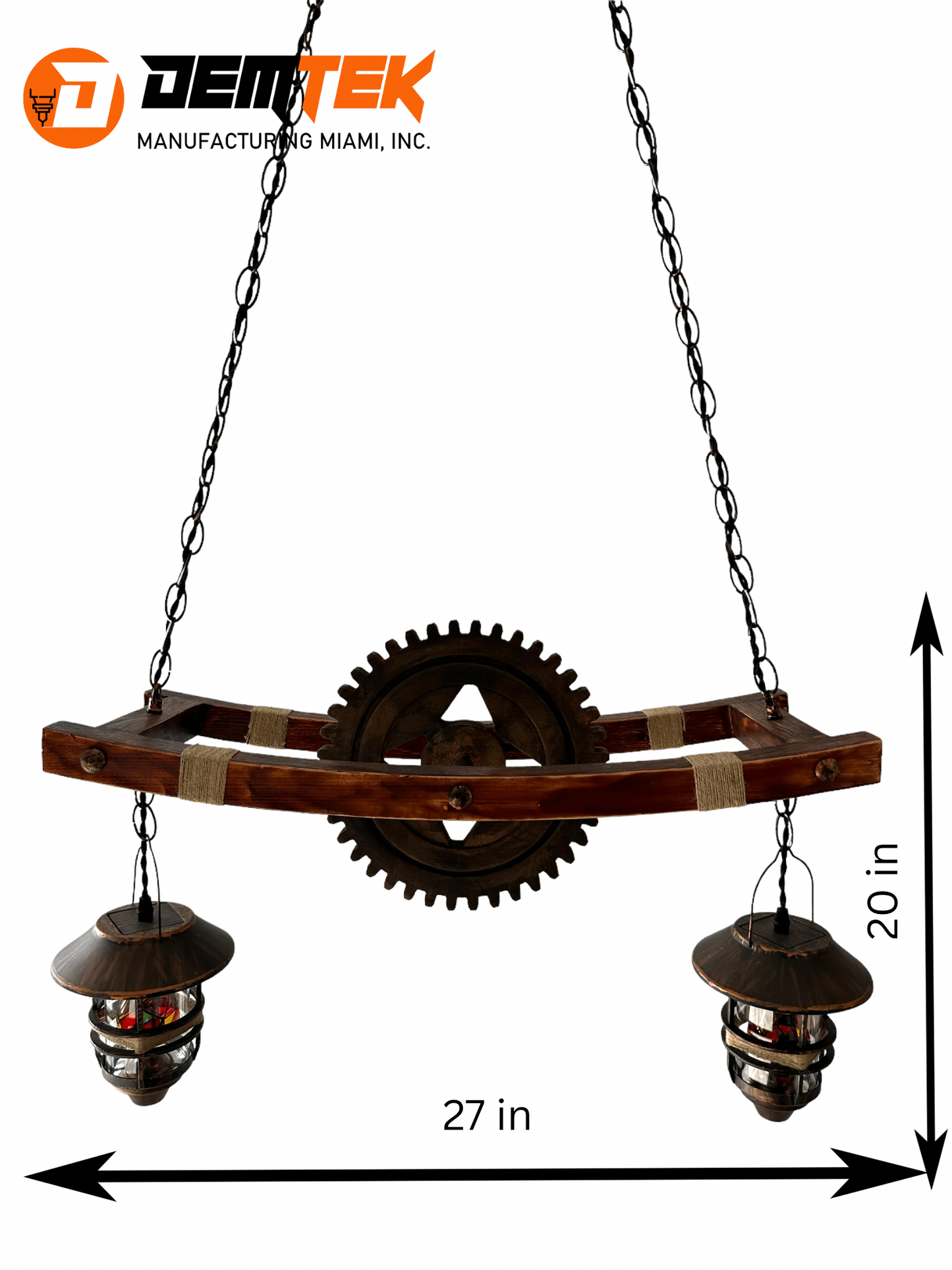 "Spinning Gears" Pendant Light (Bulb Included)