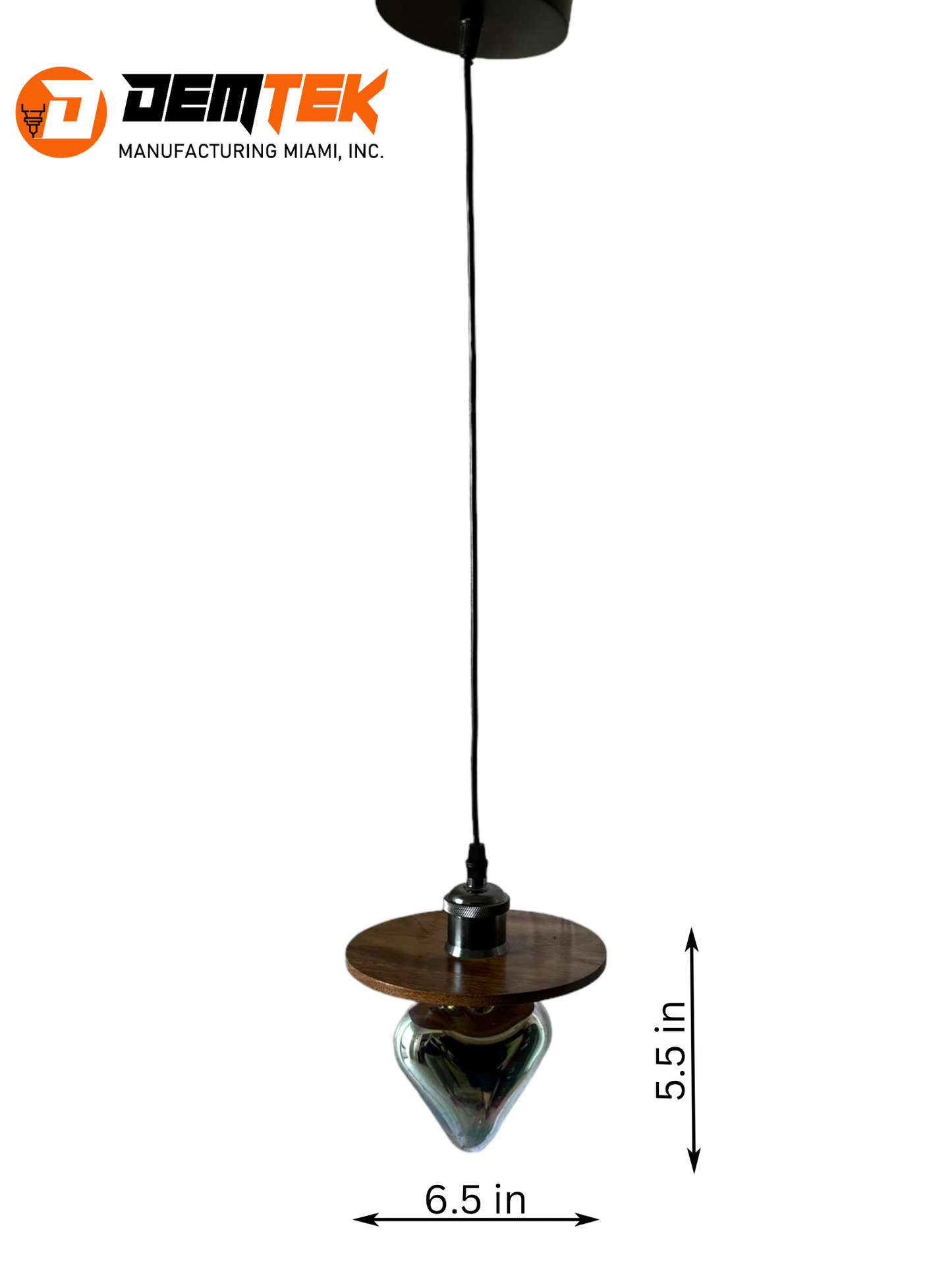 DEMTEK "The Starry Heart" Pendant Light (Bulb Included)