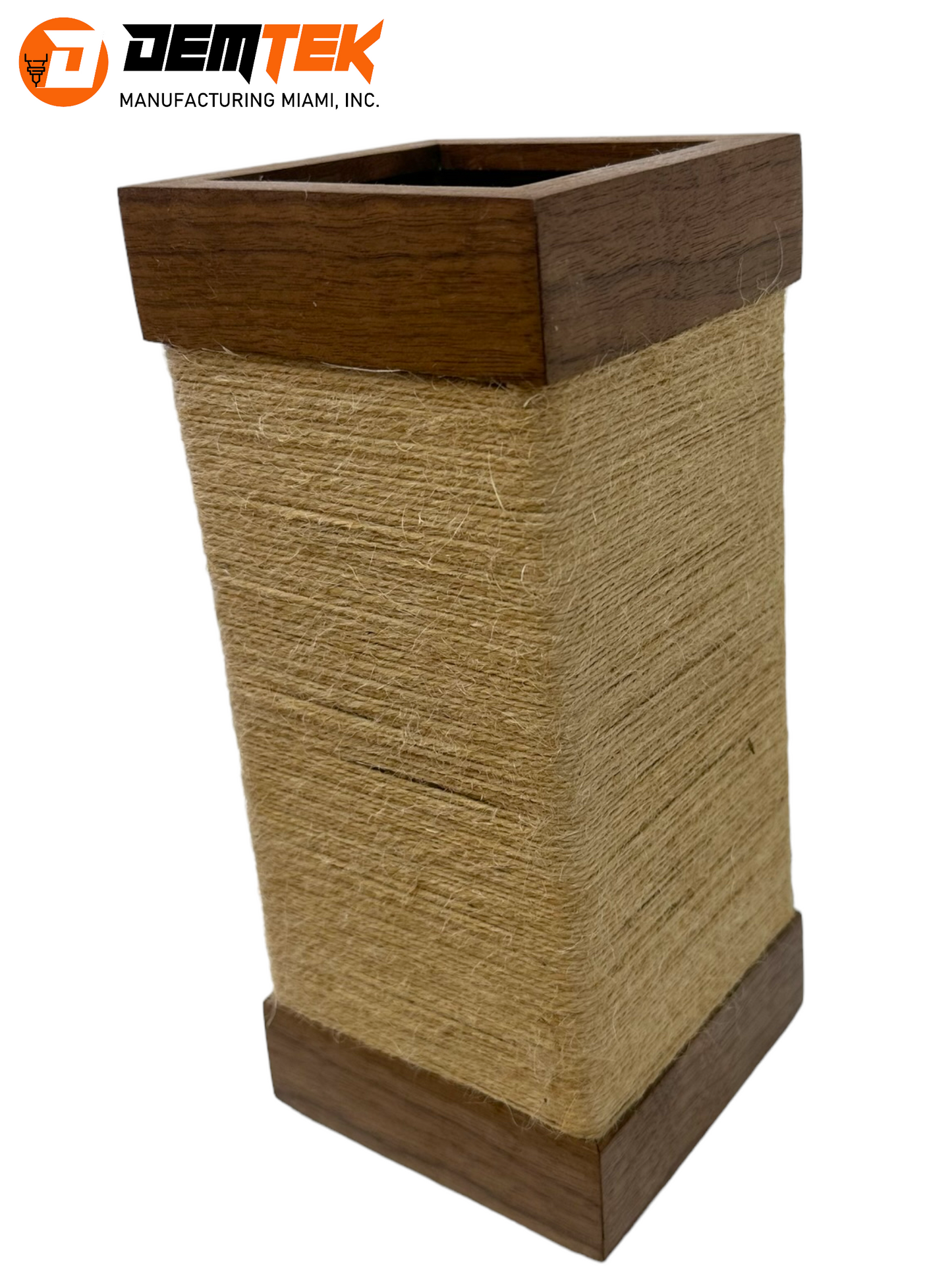 DEMTEK "The Wooden Lantern" Table Lamp