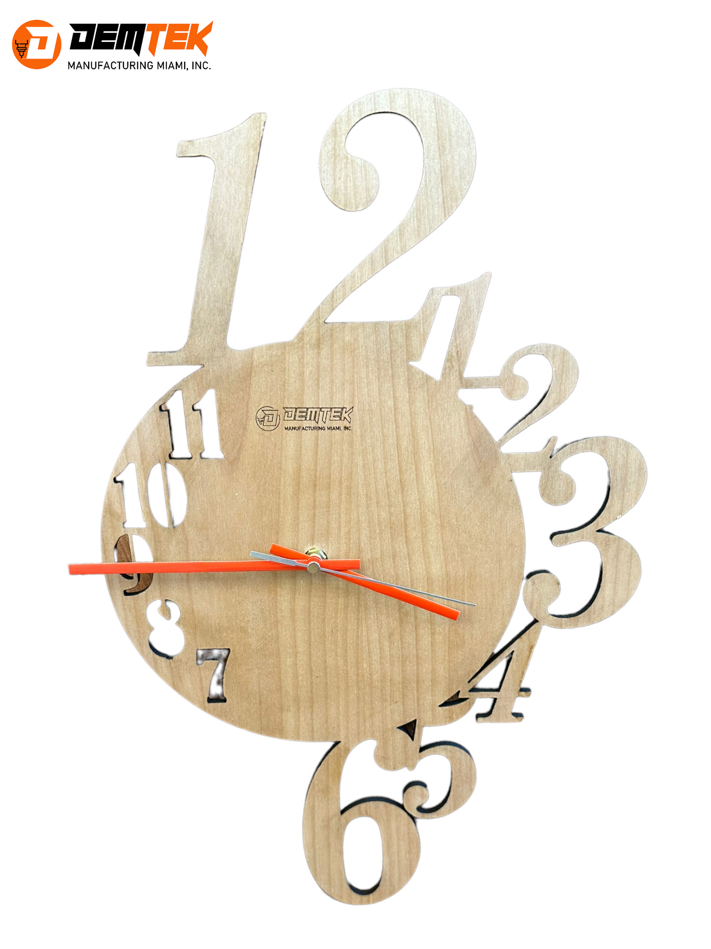 DEMTEK "Moment in Time" Wooden Clock