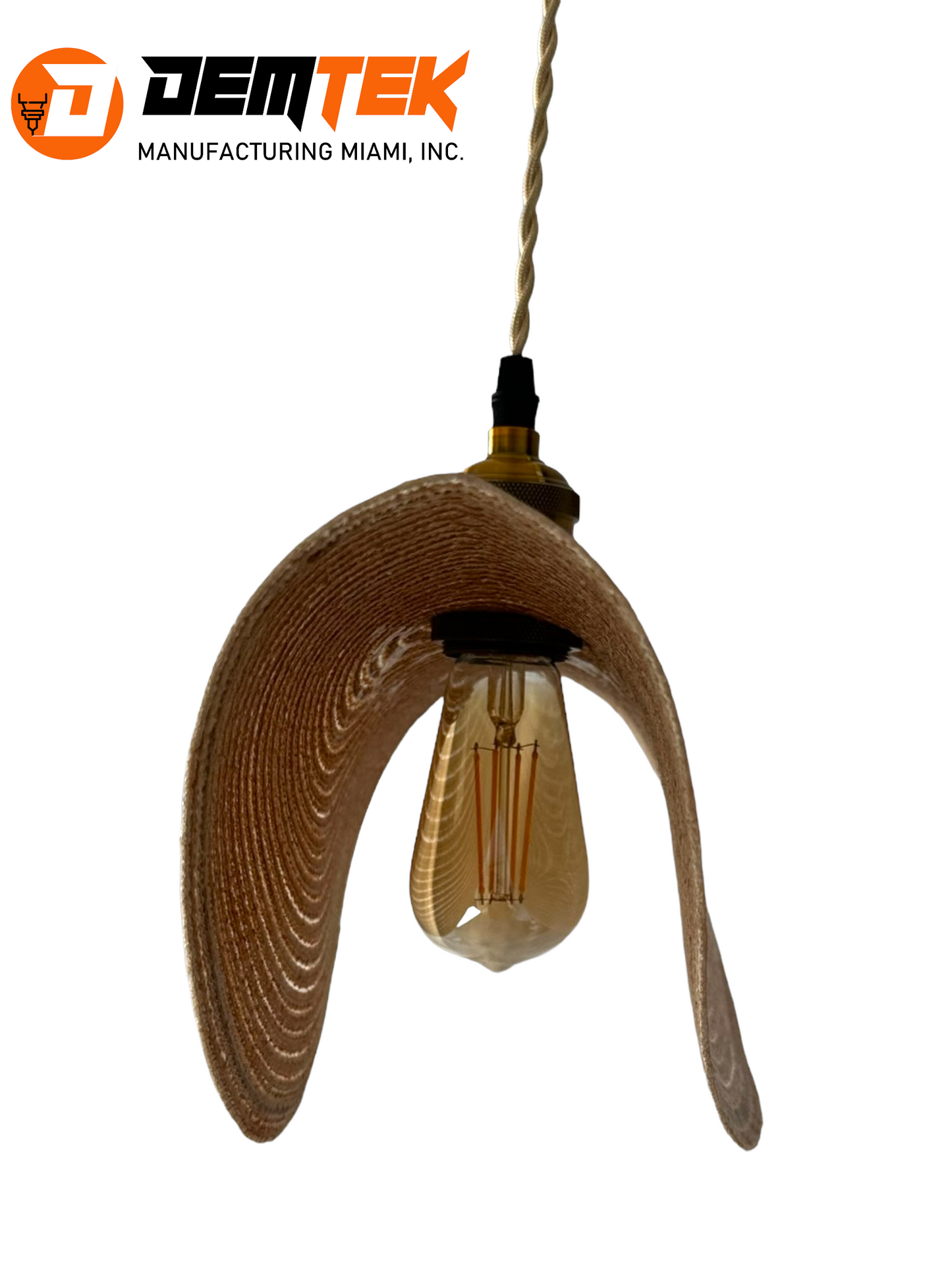 DEMTEK "The Shady Lady" Pendant Light (Bulb Included)