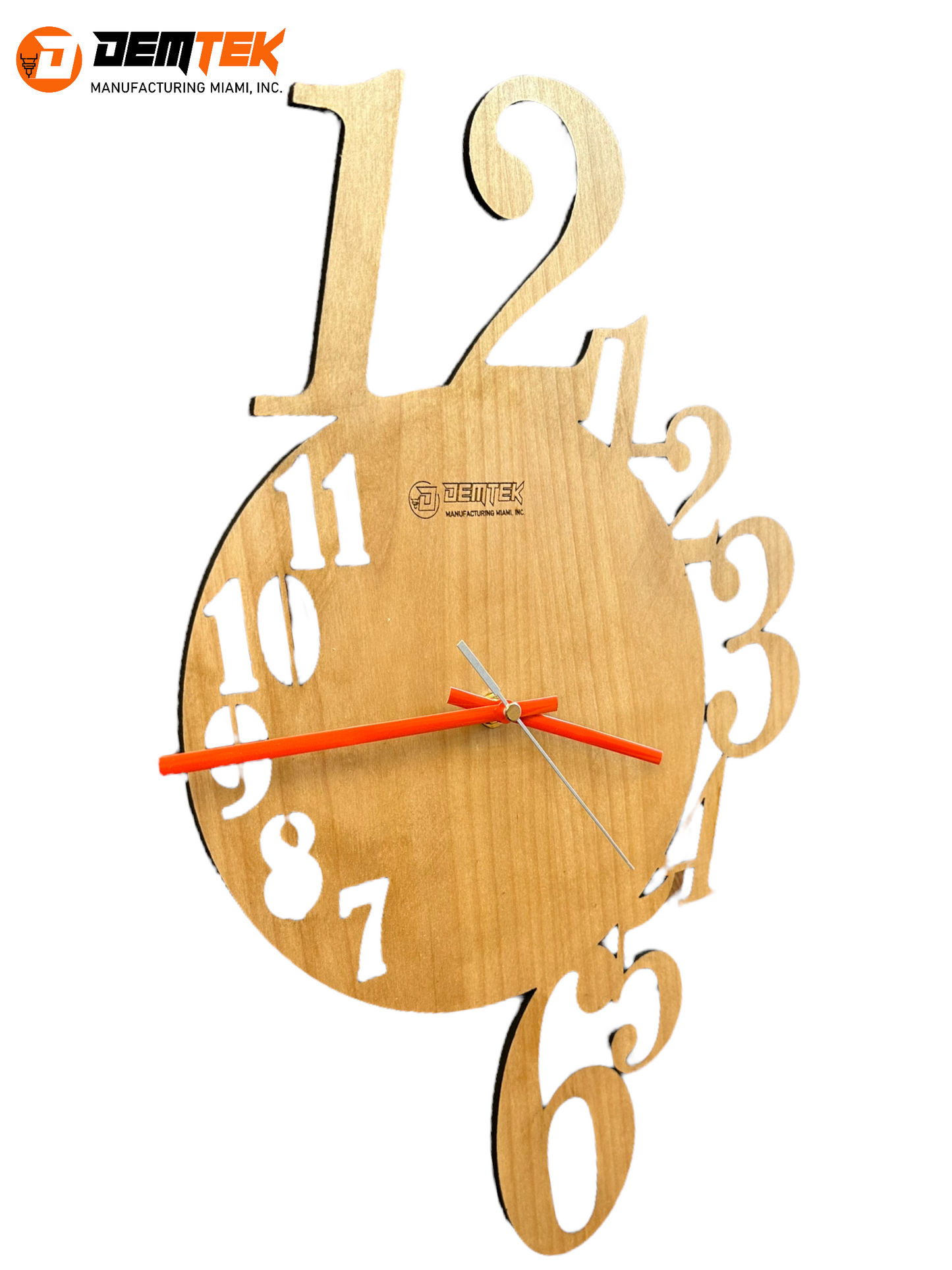 DEMTEK "Moment in Time" Wooden Clock