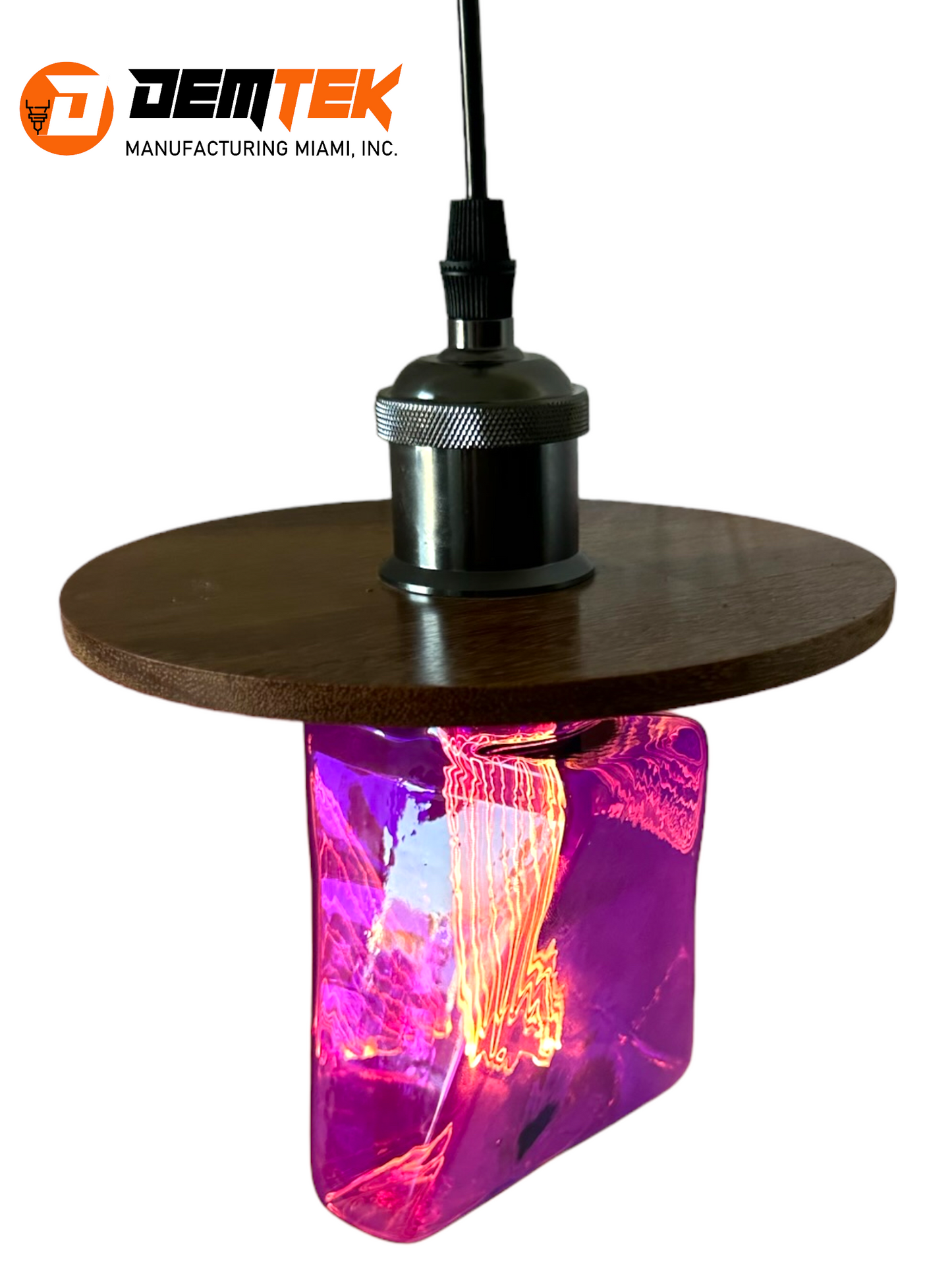 DEMTEK "The Purple Odyssey" Pendant Light (Bulb Included)