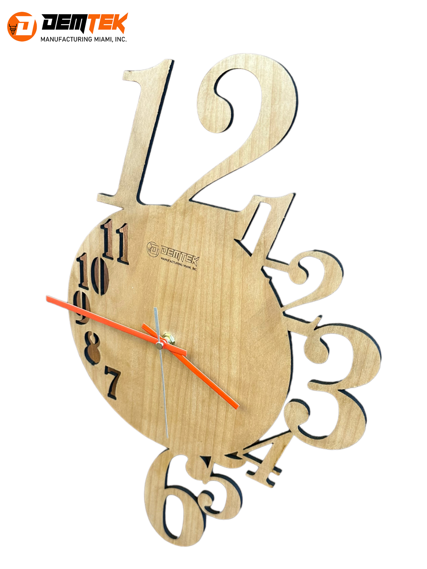 DEMTEK "Moment in Time" Wooden Clock