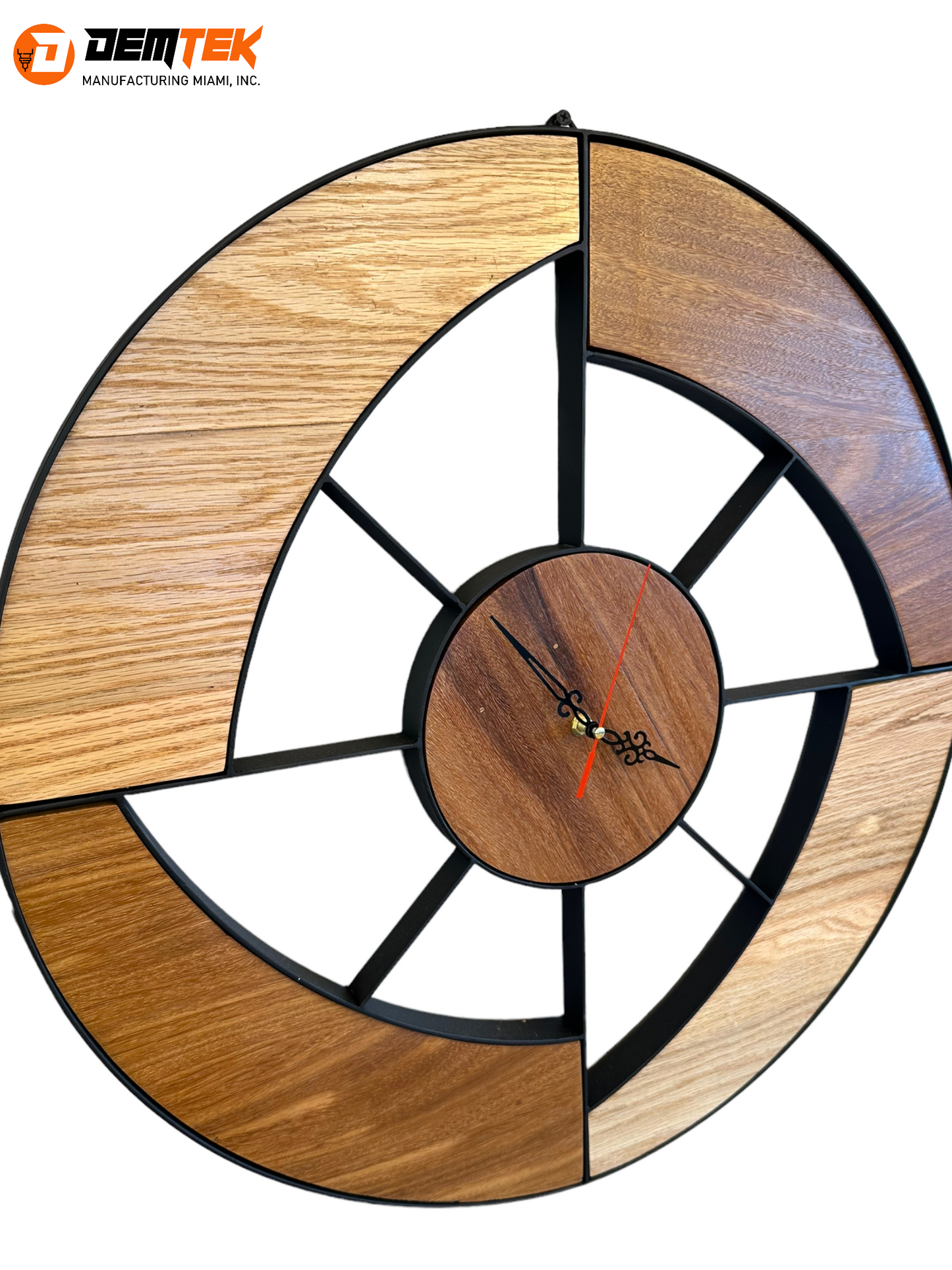 DEMTEK "Wooden Art" Wooden Clock