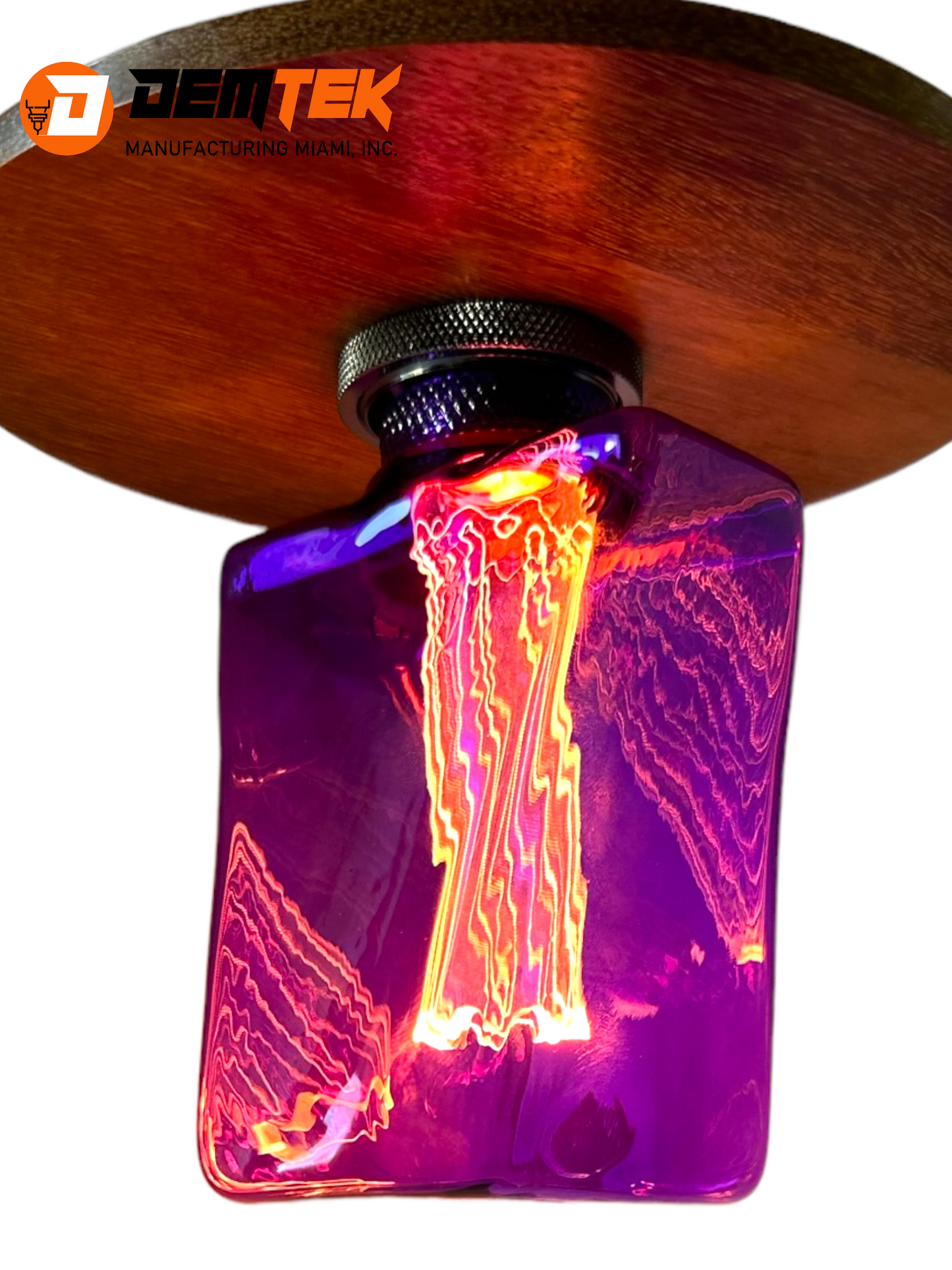 DEMTEK "The Purple Odyssey" Pendant Light (Bulb Included)