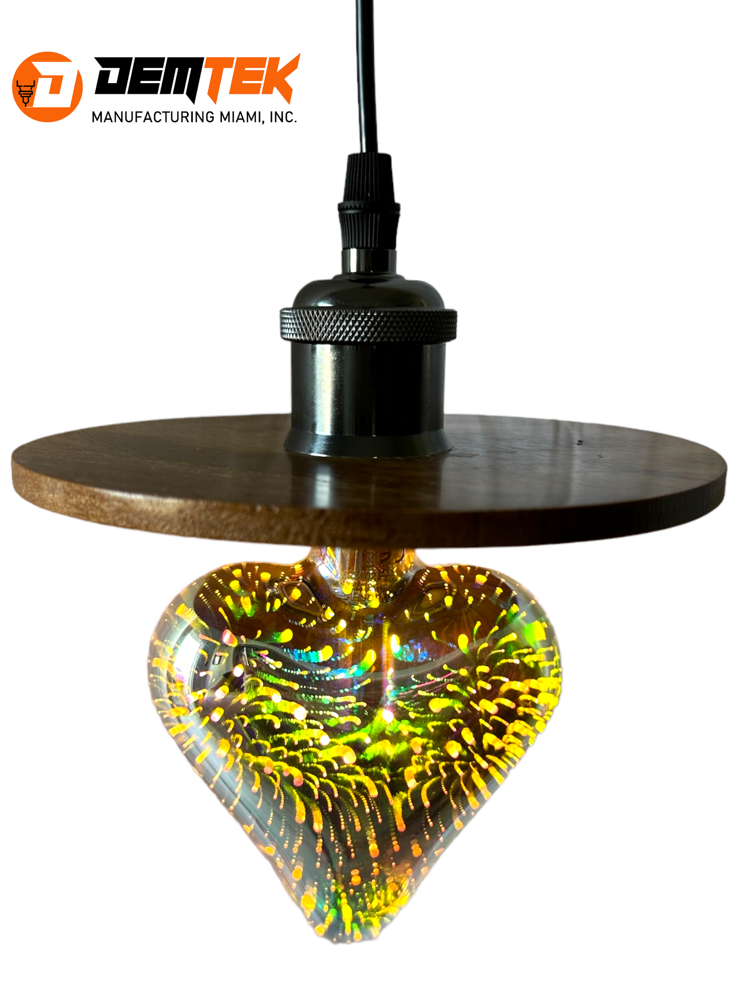 DEMTEK "The Starry Heart" Pendant Light (Bulb Included)