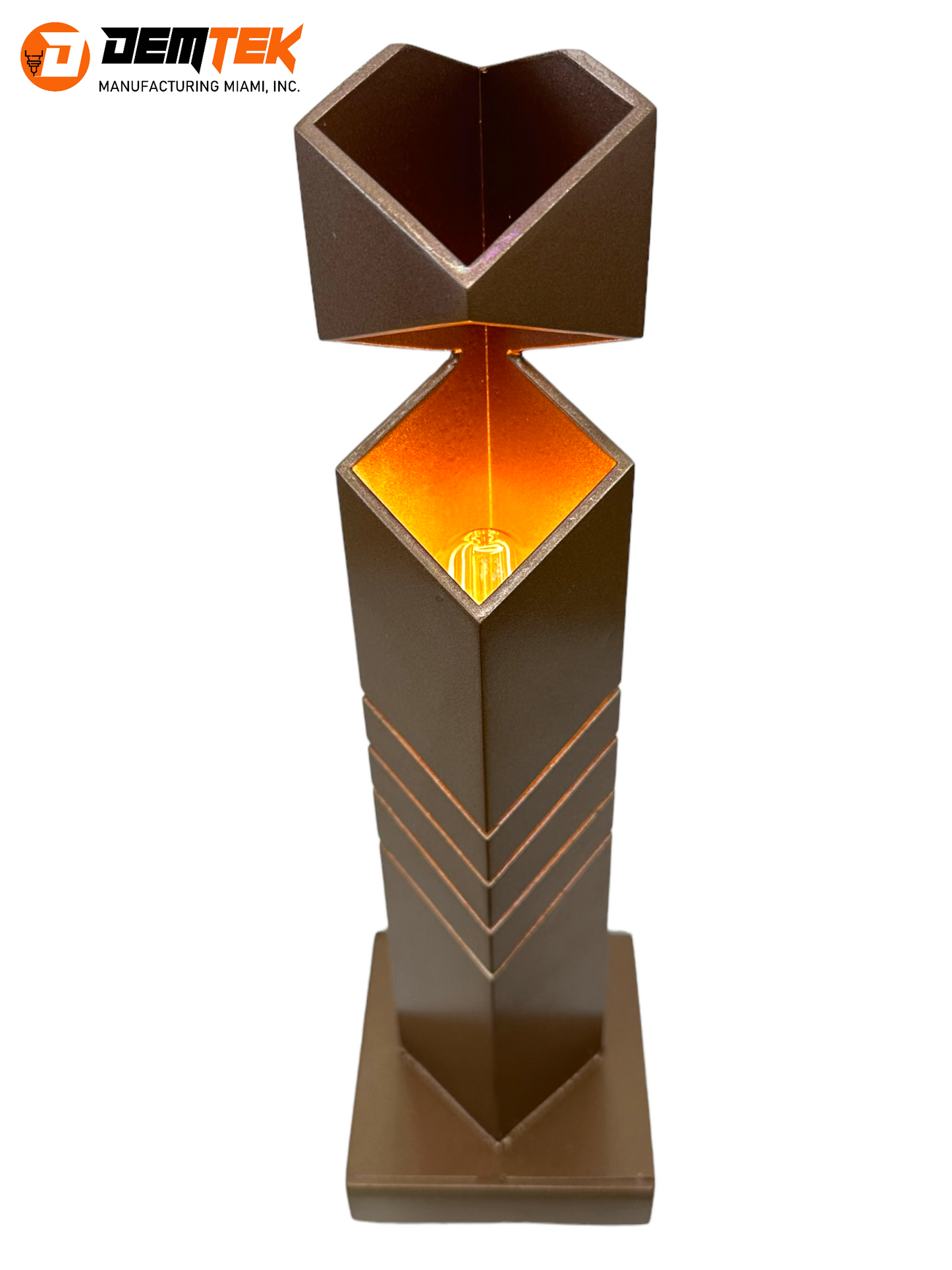 DEMTEK "Bronze Beauty" Table Lamp