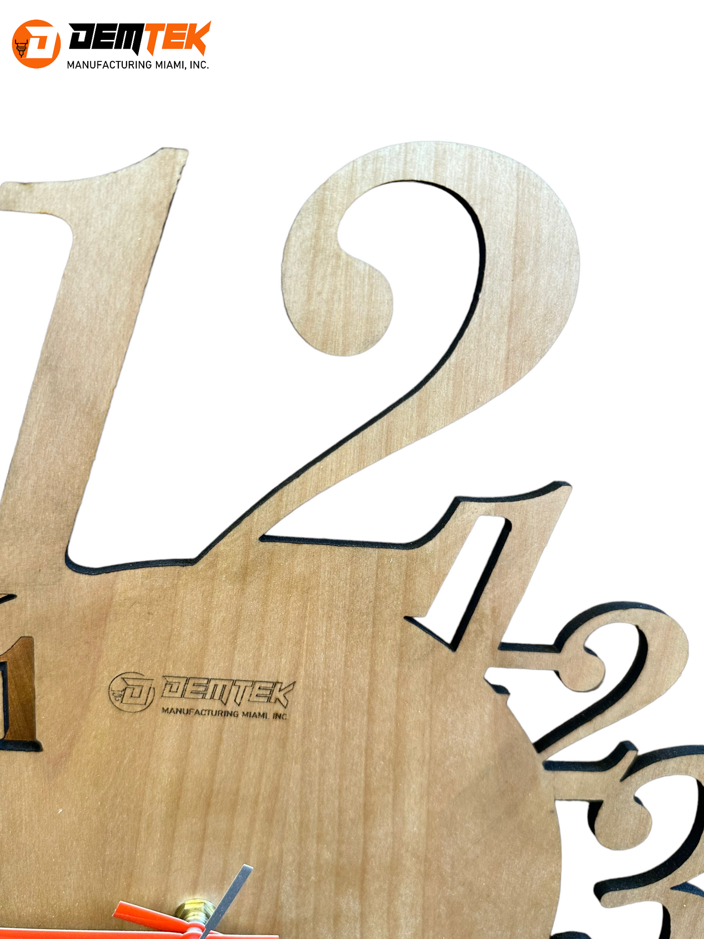 DEMTEK "Moment in Time" Wooden Clock