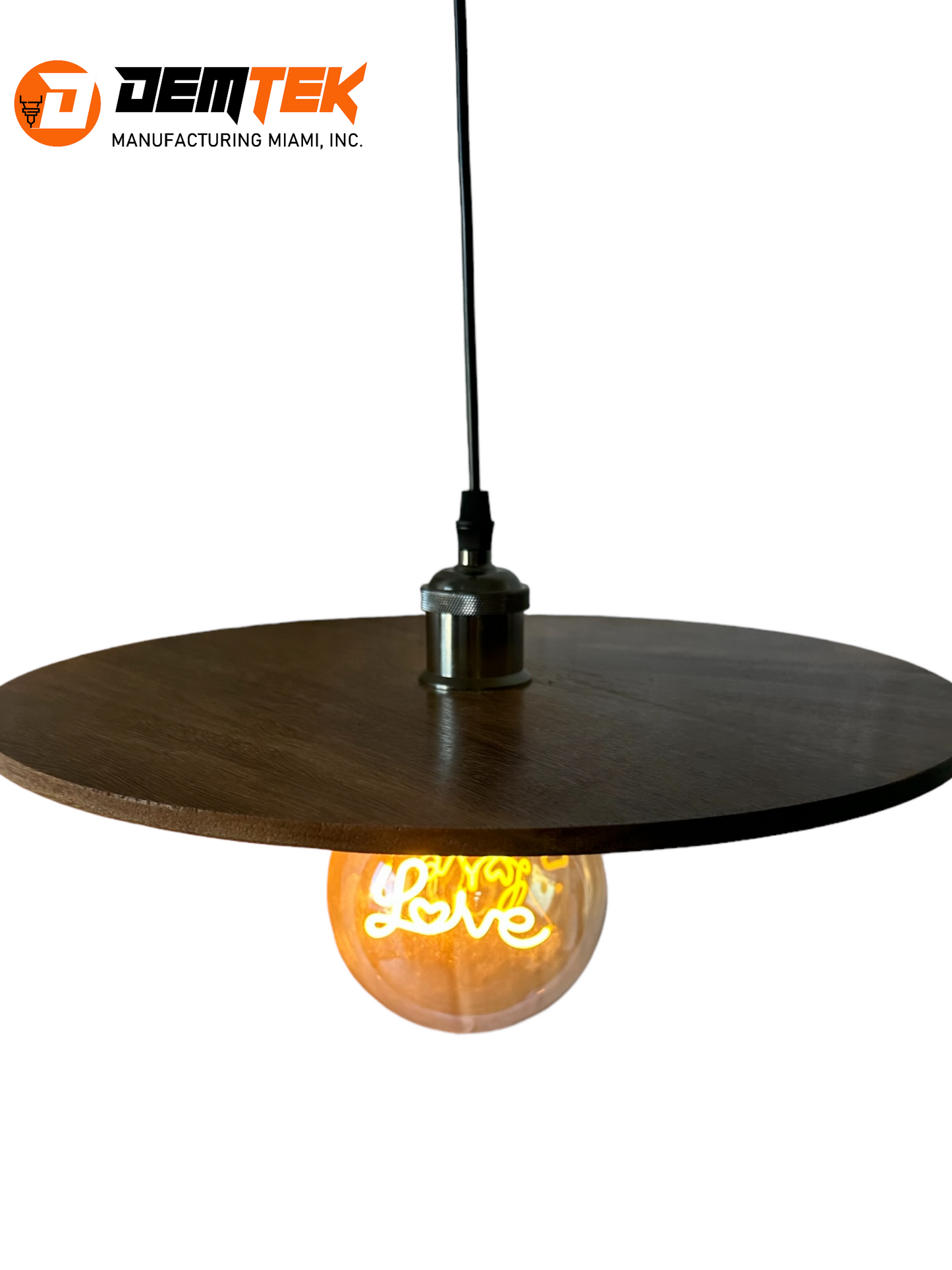 DEMTEK "Love" Pendant Light (Bulb Included)