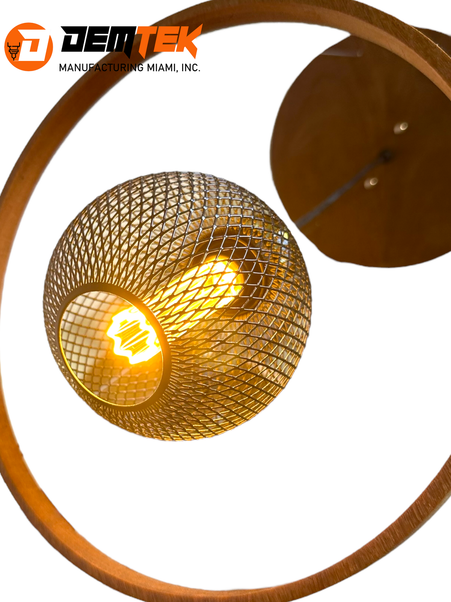 DEMTEK "The Orbit" Pendant Light (Bulb Included)