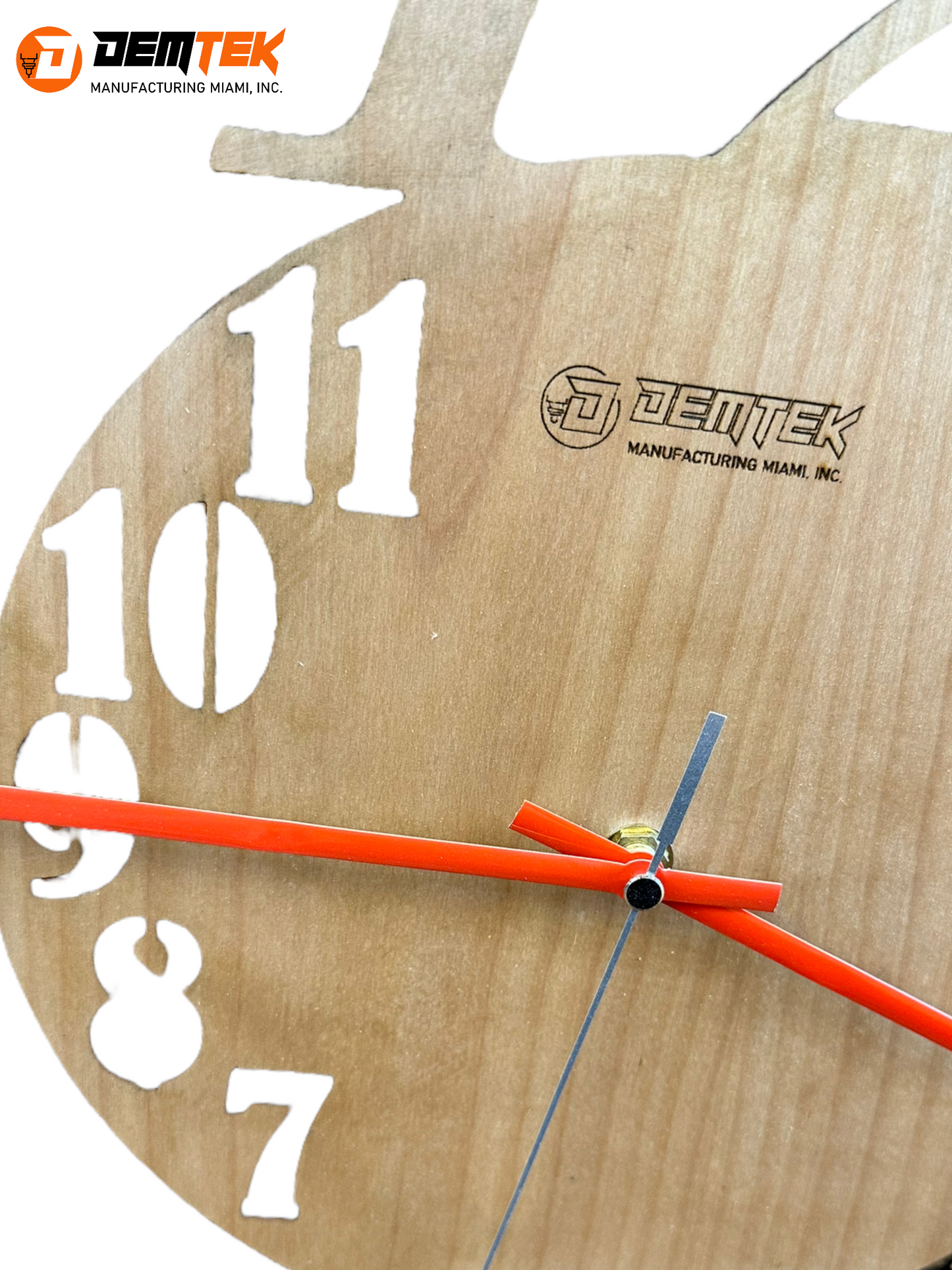 DEMTEK "Moment in Time" Wooden Clock