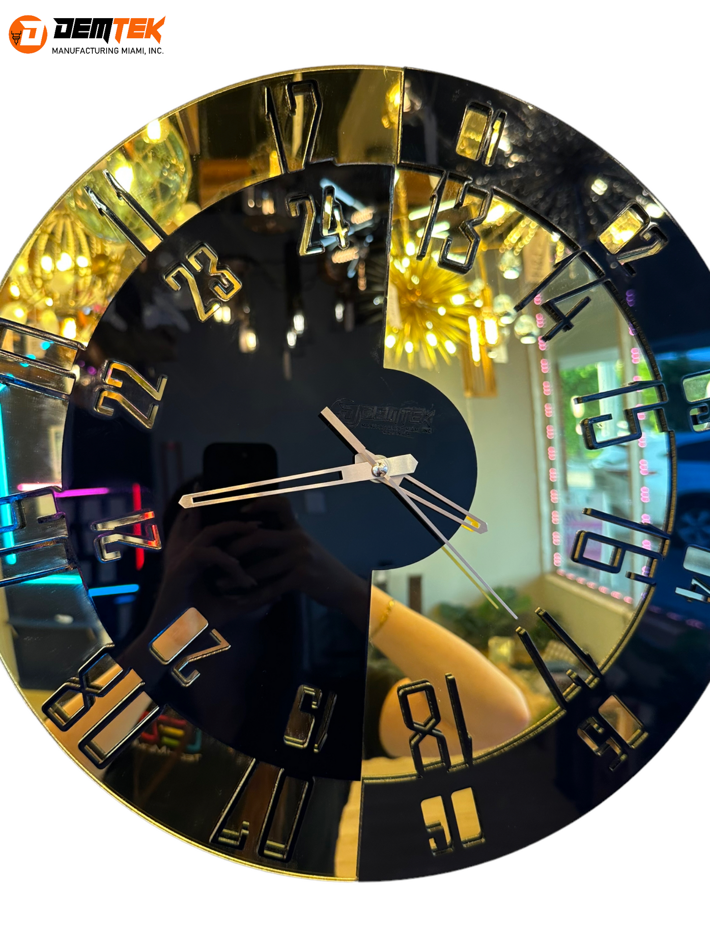 DEMTEK "Golden Hour" Clock