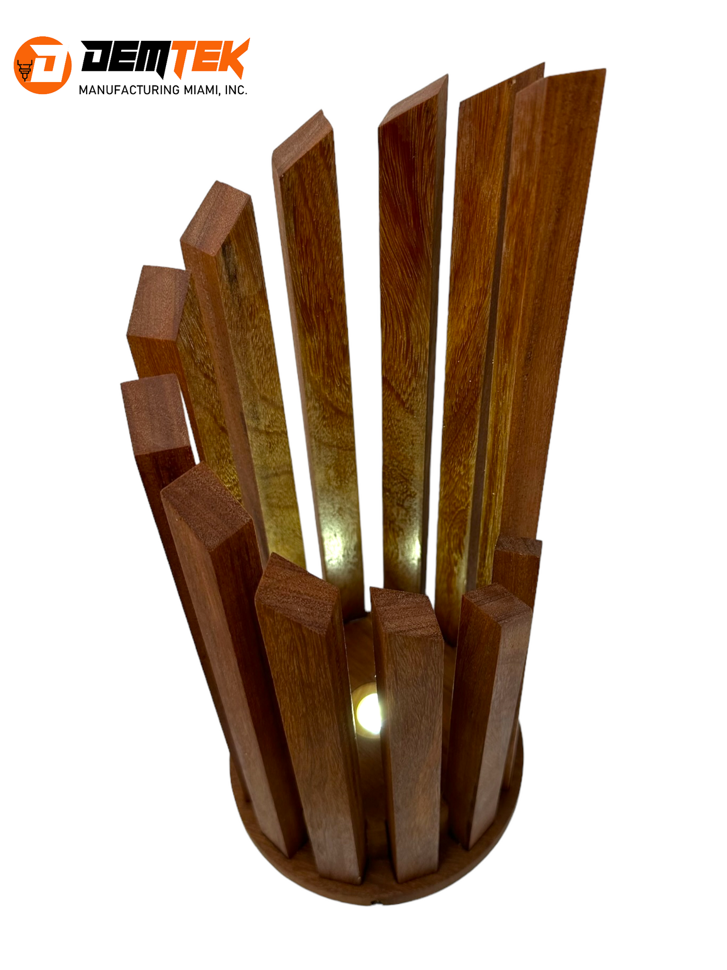 DEMTEK "The Wooden Fence" Table Lamp