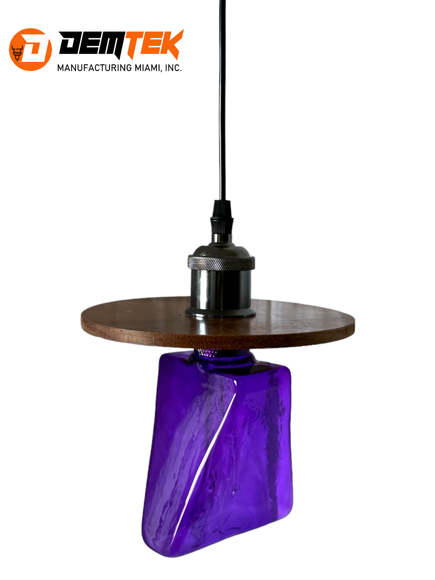 DEMTEK "The Purple Odyssey" Pendant Light (Bulb Included)