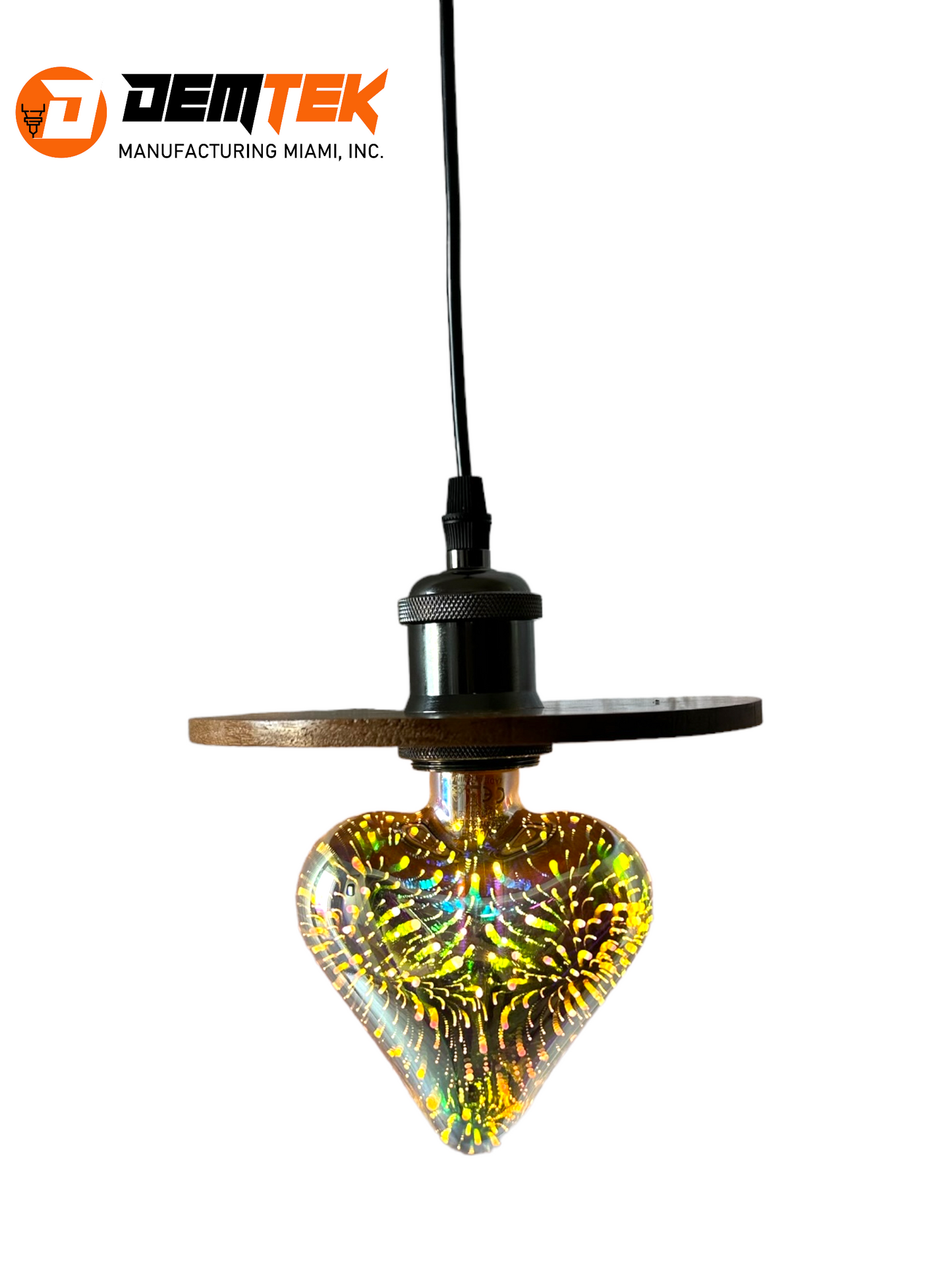 DEMTEK "The Starry Heart" Pendant Light (Bulb Included)