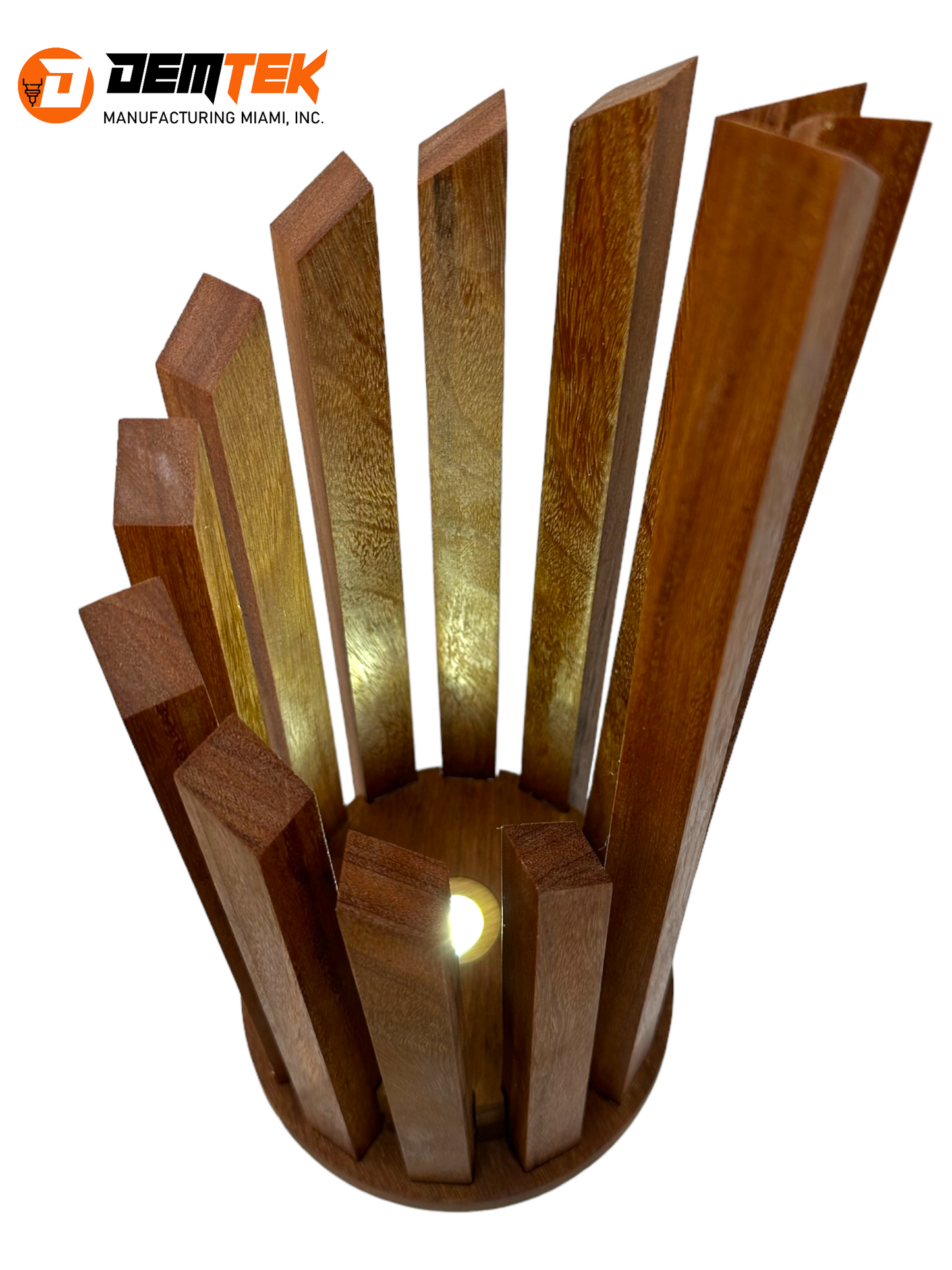 DEMTEK "The Wooden Fence" Table Lamp