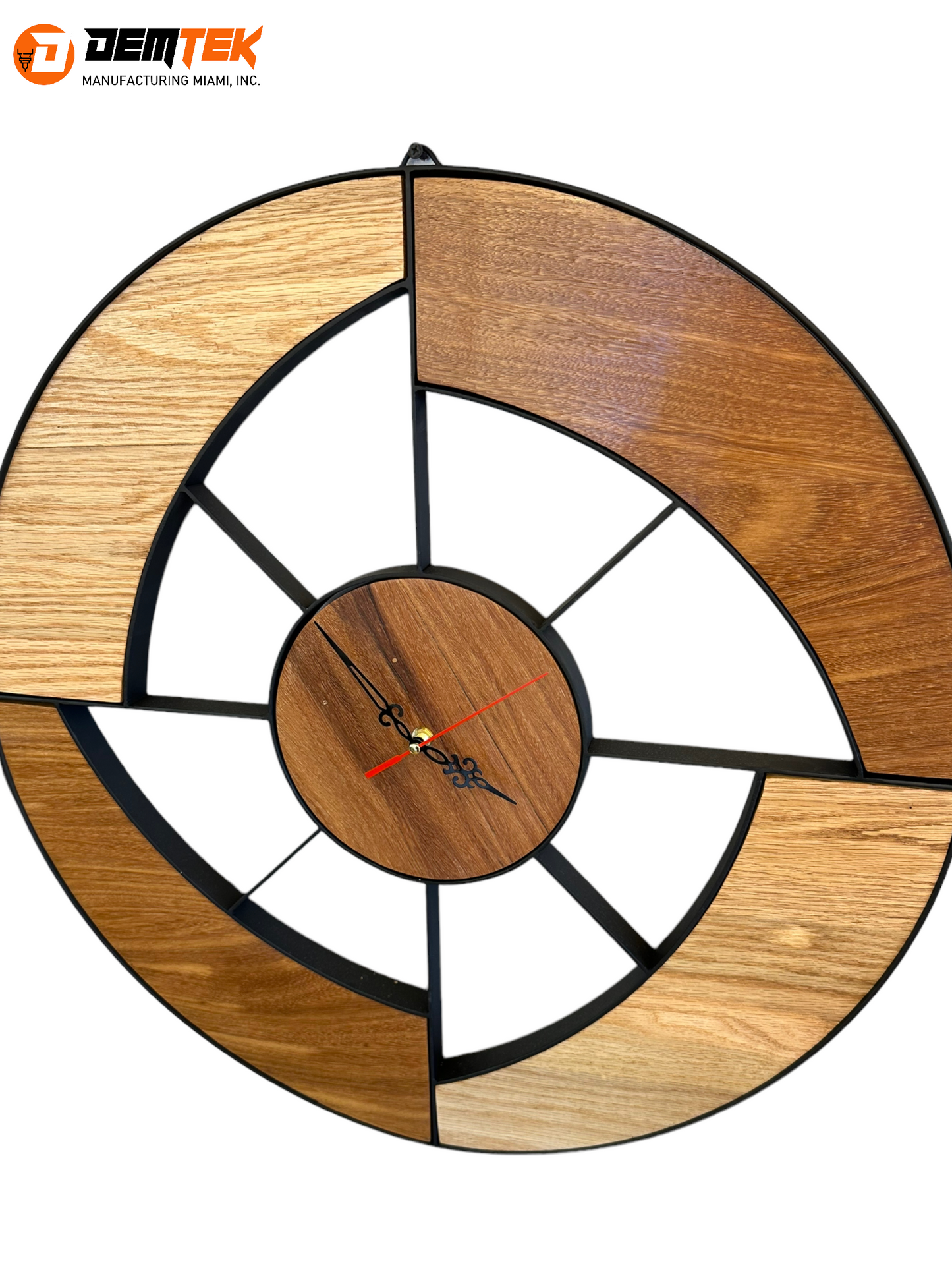 DEMTEK "Wooden Art" Wooden Clock