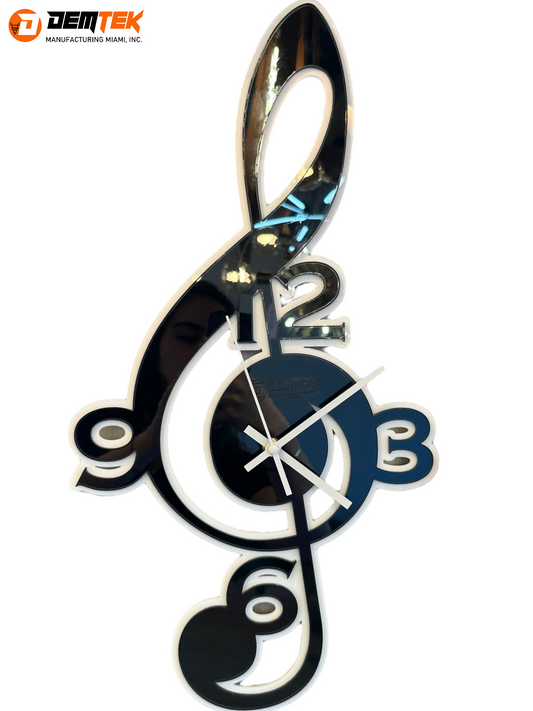 DEMTEK "Musical Note" Clock