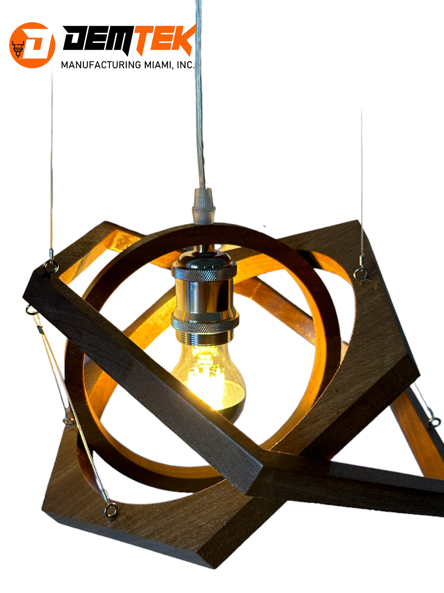 DEMTEK "The Vibrant Sight" Pendant Light (Bulb Included)