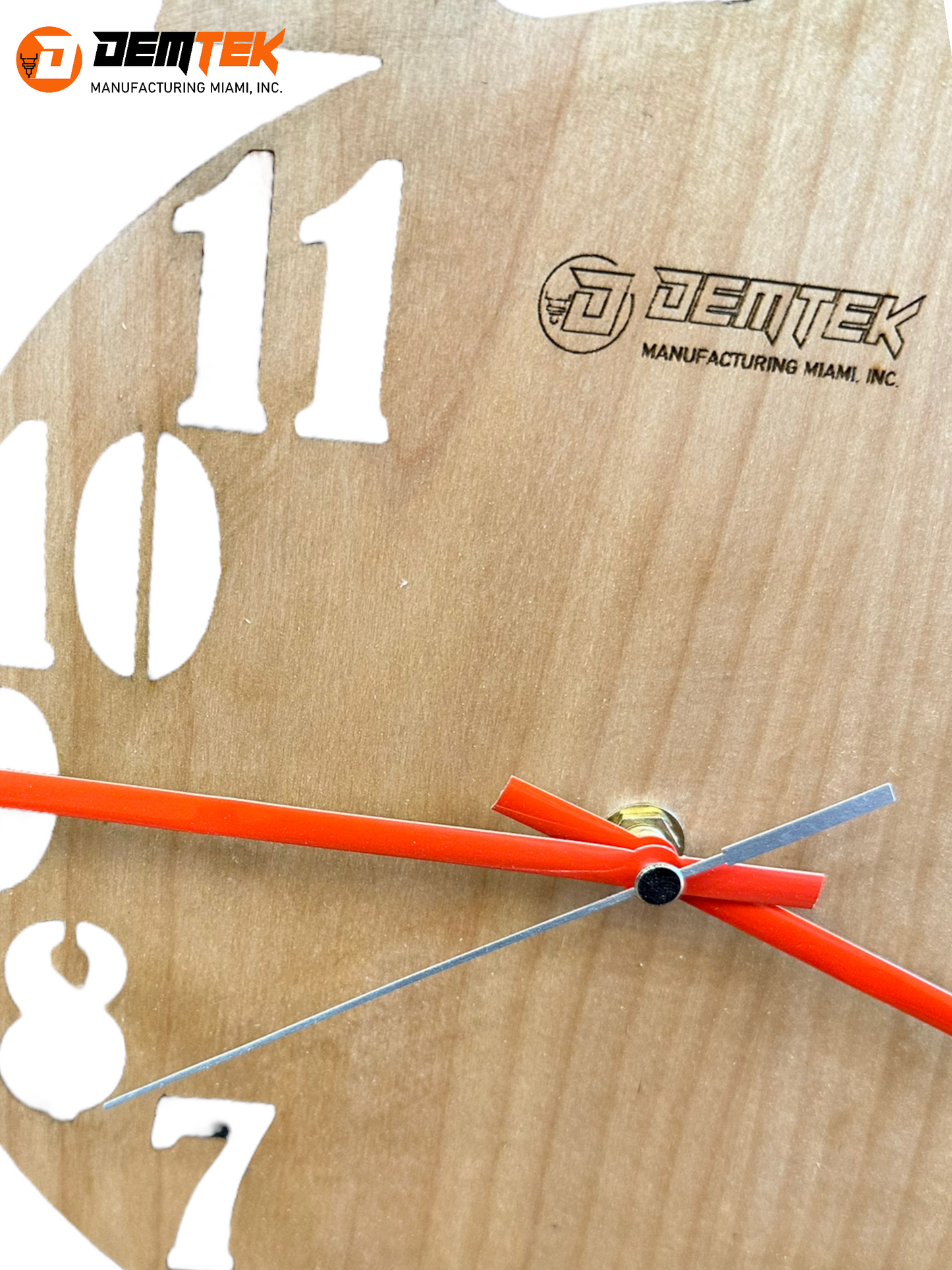 DEMTEK "Moment in Time" Wooden Clock