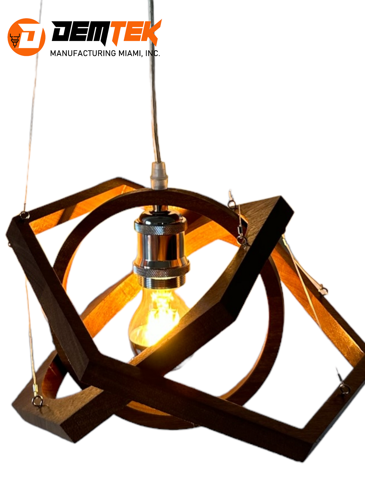 DEMTEK "The Vibrant Sight" Pendant Light (Bulb Included)