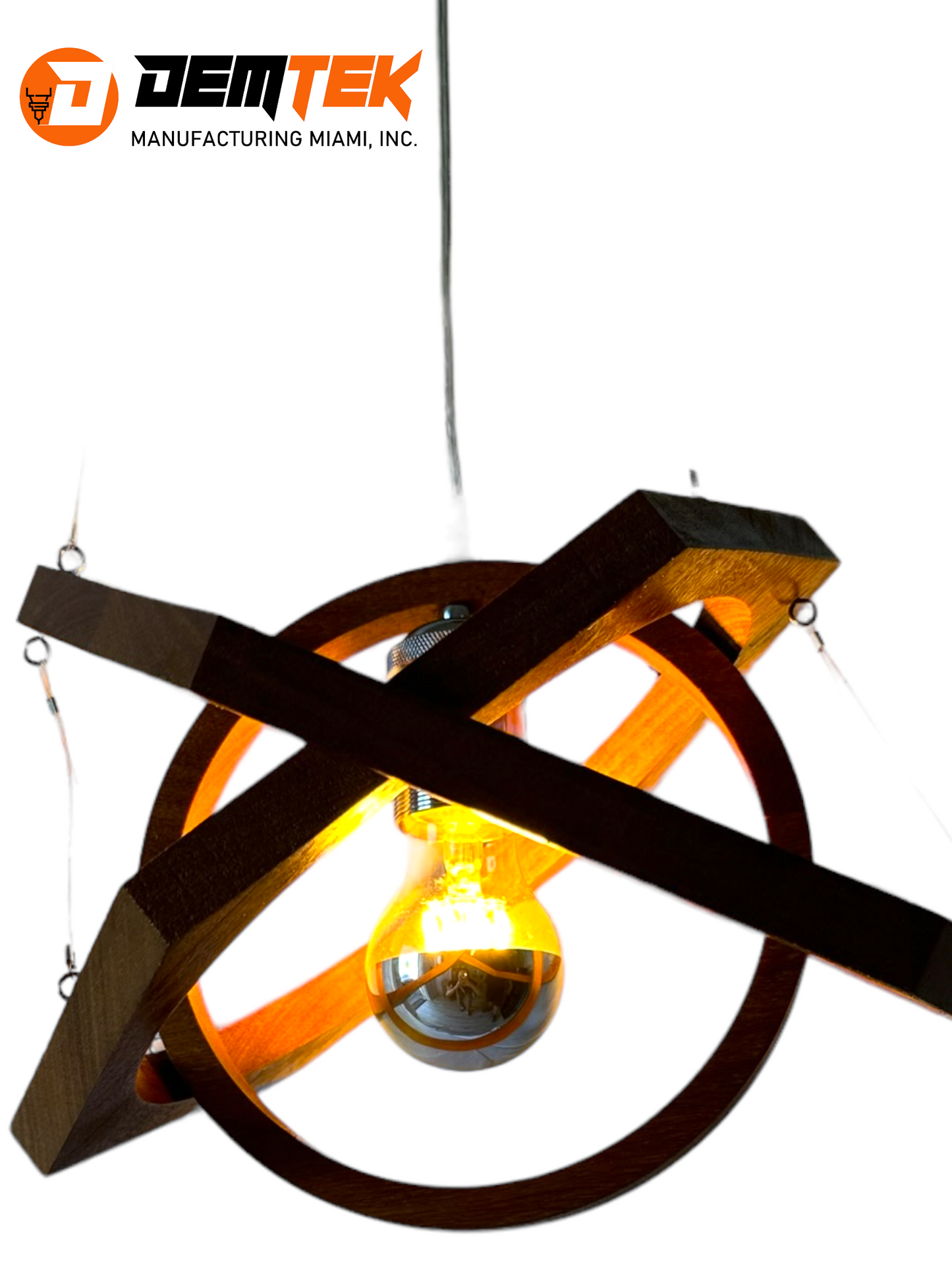 DEMTEK "The Vibrant Sight" Pendant Light (Bulb Included)